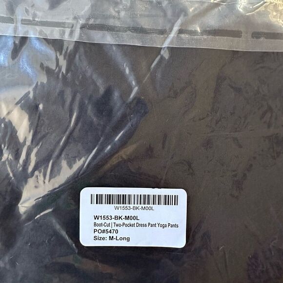 Betabrand Boot-cut Two Pocket Dress Pant Yoga Pants M Black NWT in packaging - Picture 6 of 6
